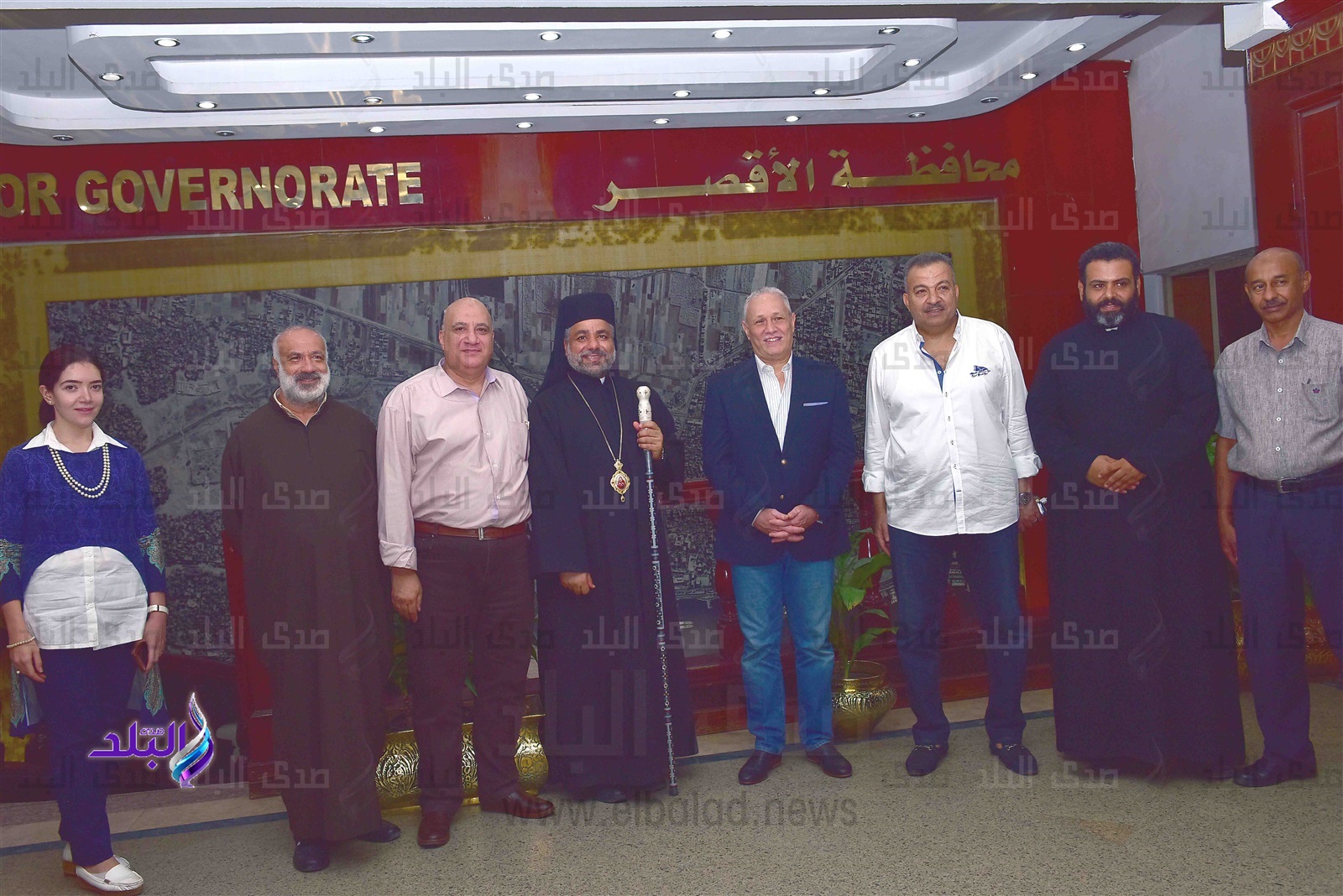 محافظ الاقصر يستقبل وفد كنائسي للتهنئة بعيد الاضحى