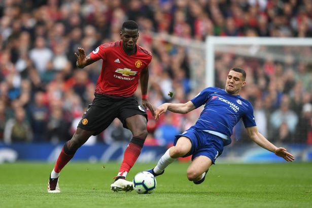 كوفاسيتش لاعب تشيلسي - بوجبا لاعب مان يونايتد