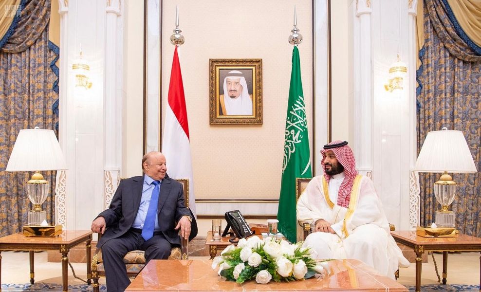 الرئيس اليمني وولي العهد السعودي الرئيس اليمني وولي العهد السعودي