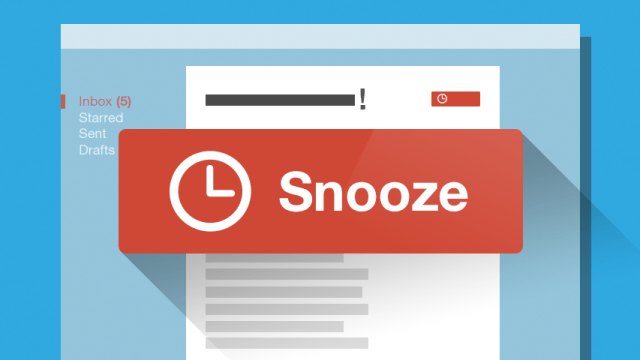 ميزة التأجيل في تطبيق Gmail