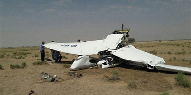 تحطم طائرة تدريب في إيران