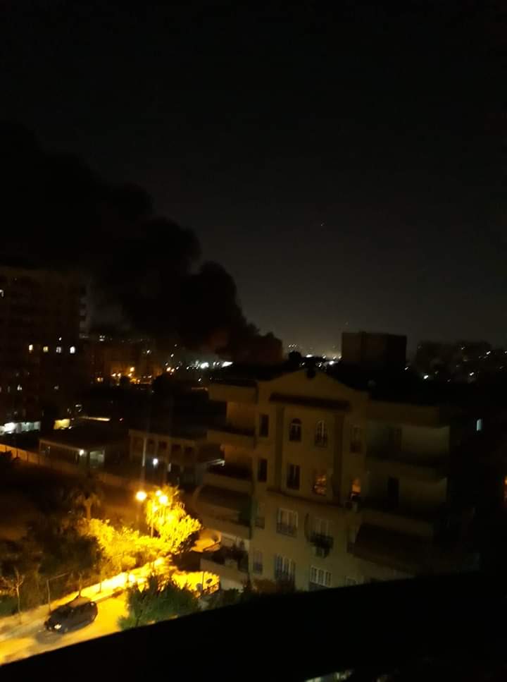 حريق مدينة نصر حريق مدينة نصر