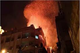 لنيران فى شقة الزوجيه