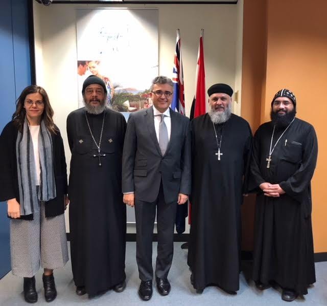 جانب من اللقاء بالقنصلية المصرية بملبورن