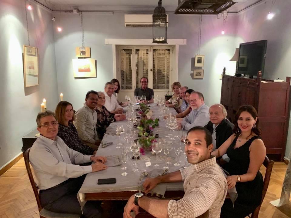 جانب من حفل عشاء الوداع للسفير السنغافوري بالقاهرة