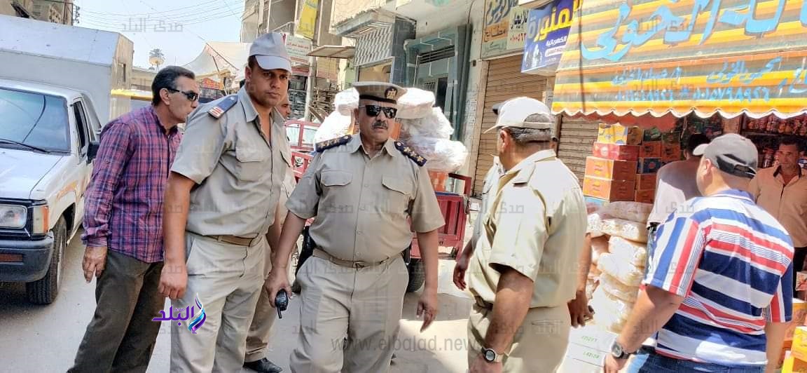 رفع  786 حالة إشغال طريق بشوارع كفر الدوار وايتاى البارود