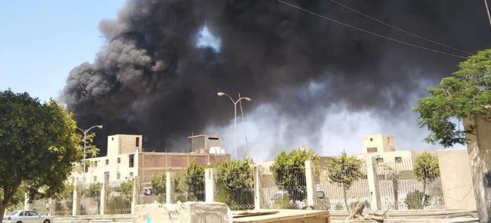 حريق مصنع اكتوبر حريق مصنع اكتوبر