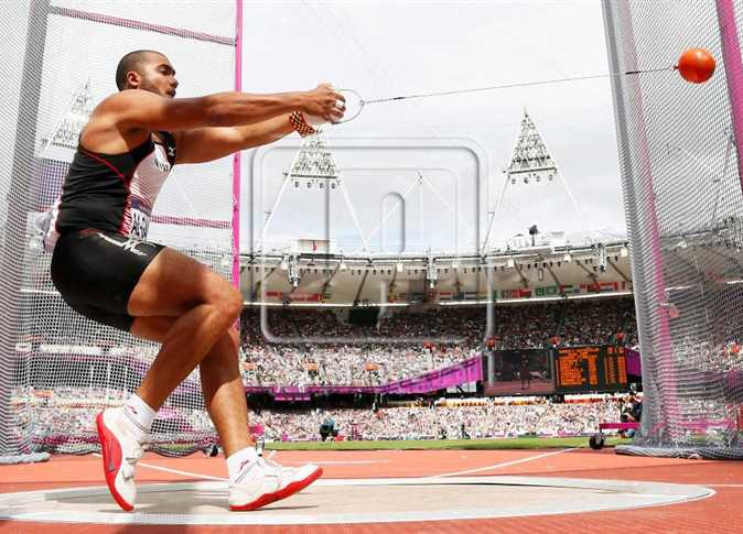 مصطفى الجمل نجم ألعاب القوى 