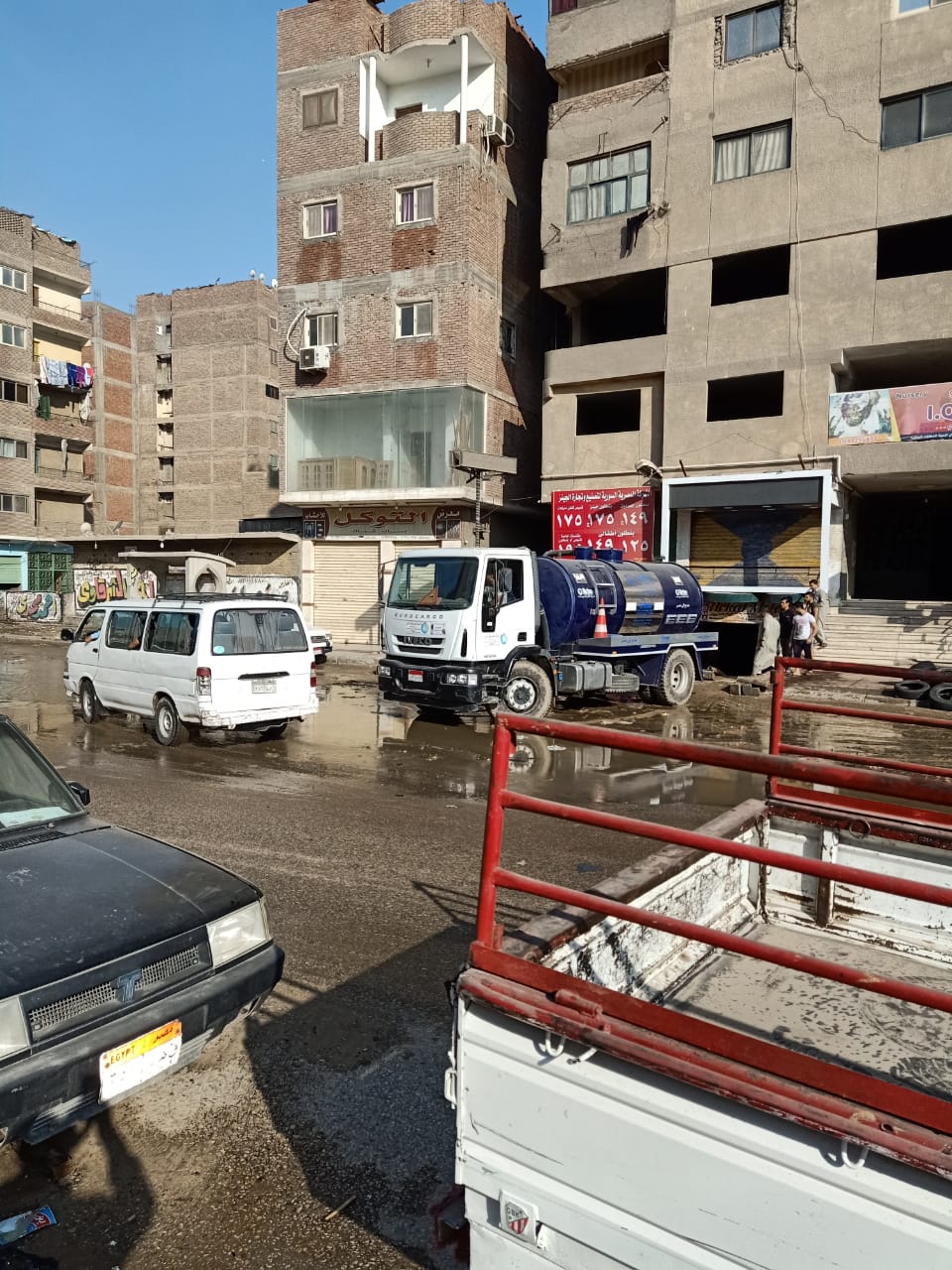  كسر مفاجئ بخط عين شمس دون تأثر الخدمة