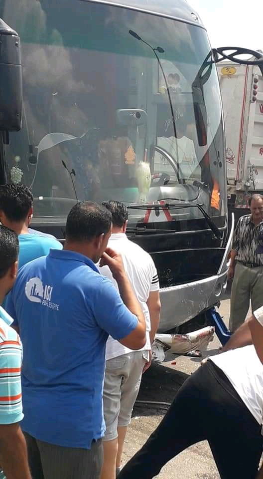 نجاة فريق غزل المحلة من موت محقق