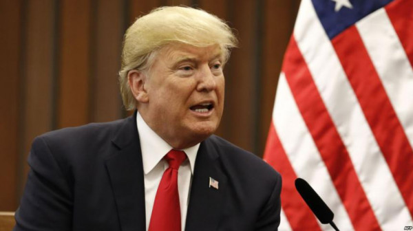 الرئيس الأمريكي دونالد ترامب