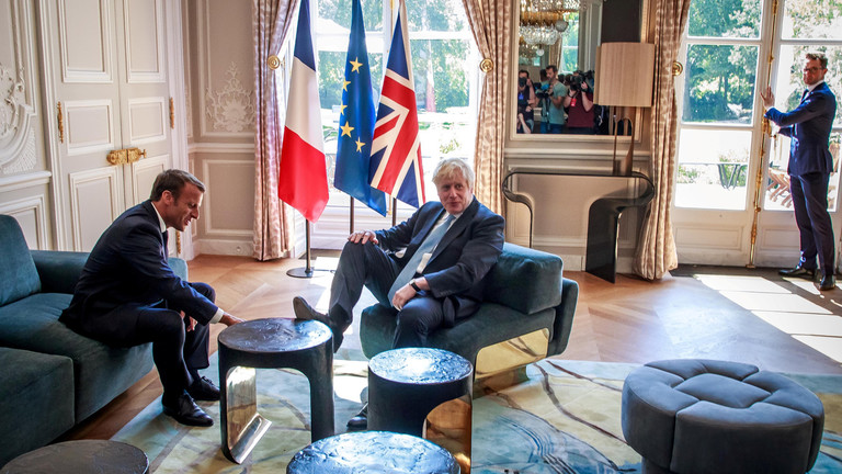 جونسون وماكرون جونسون وماكرون