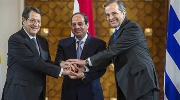 الرئيس السيسي مع رئيسي اليونان وقبرص الرئيس السيسي مع رئيسي اليونان وقبرص