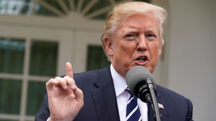 الرئيس الأمريكي دونالد ترامب