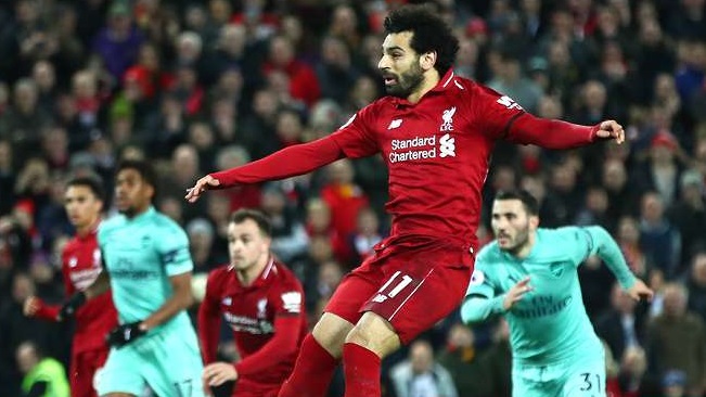 محمد صلاح أمام ارسنال