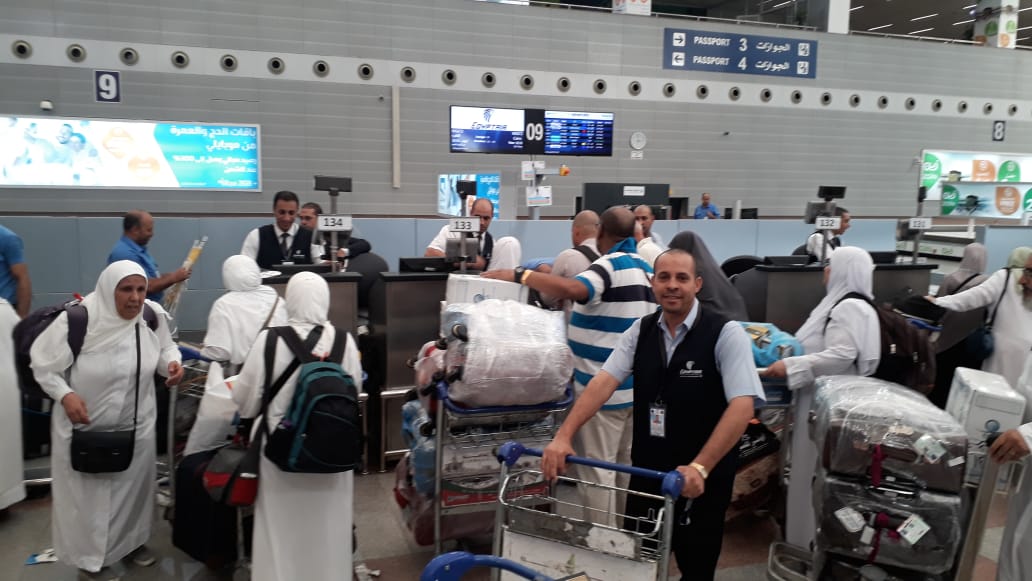 الحجاج المصريين في المطارات السعودية الحجاج المصريين في المطارات السعودية