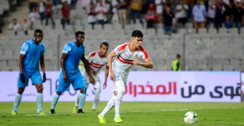 بن شرقي في مباراة الذهاب بين الزمالك و ديكاها بن شرقي في مباراة الذهاب بين الزمالك و ديكاها