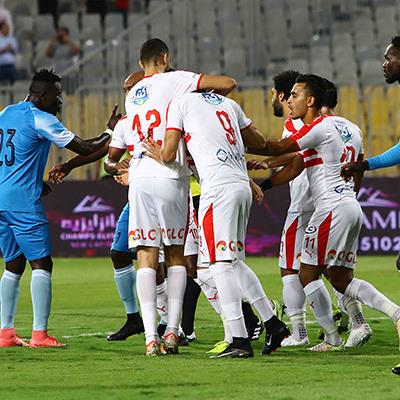 لاعبو الزمالك في مباراة ديكاها لاعبو الزمالك في مباراة ديكاها