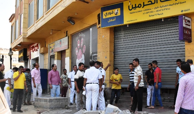 ازالة المخالفات بالقاهرة الجديدة