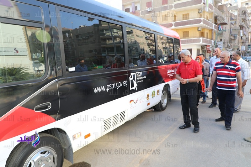 محافـظ المنوفية يطلق " أتوبيس الخدمات المتنقل الذكى 