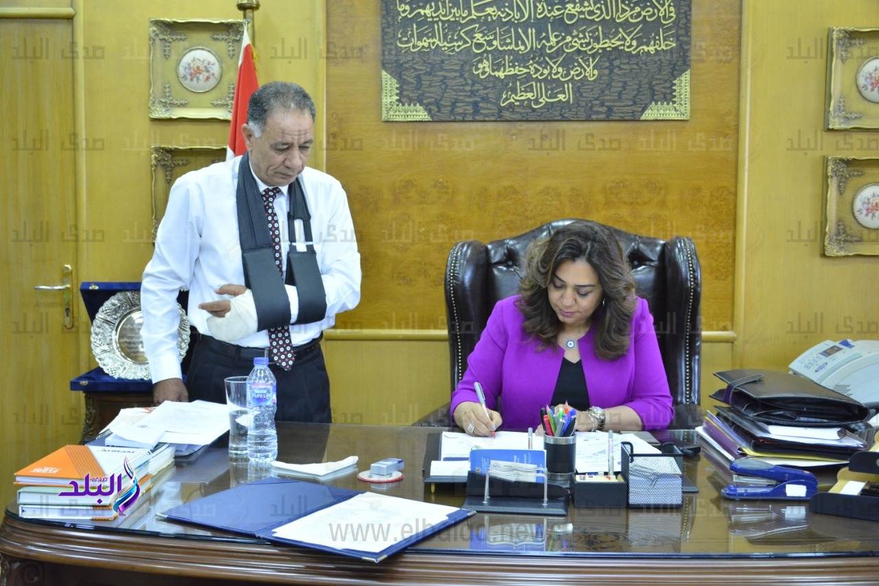 الدكتورة منال عوض محافظ دمياط الدكتورة منال عوض محافظ دمياط