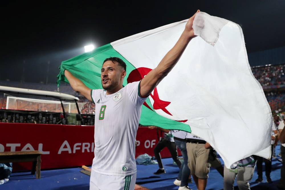 يوسف البلايلي جناح نادي الترجي والمنتخب الجزائري يوسف البلايلي جناح نادي الترجي والمنتخب الجزائري