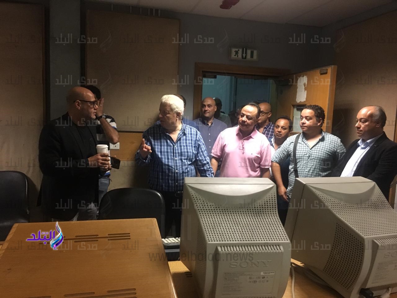 مرتضى منصور يتسلم ستديوهات قناة الأهلى  مرتضى منصور يتسلم ستديوهات قناة الأهلى