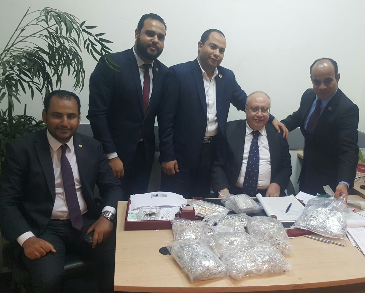 صورة من الضبطية 