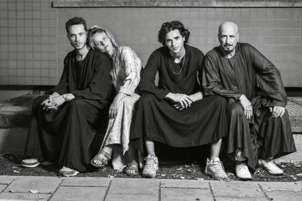 الفنان المصري صبري سعد وابنائه