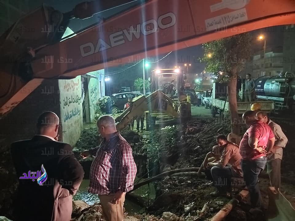 كسر بخط المياه كسر بخط المياه