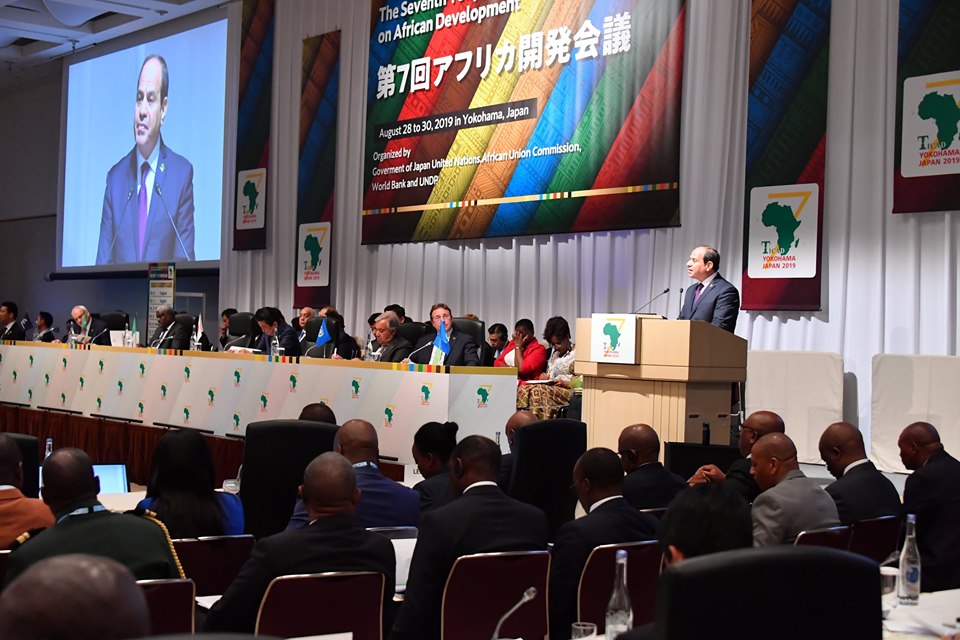 السيسي خلال قمة التيكاد 7