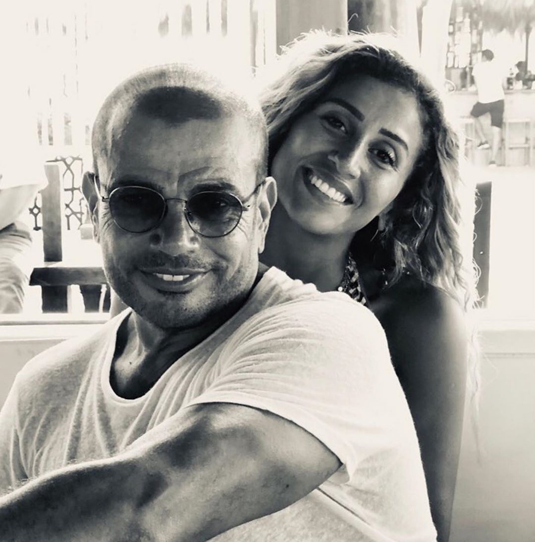 عمرو دياب و دينا الشربيني  عمرو دياب و دينا الشربيني