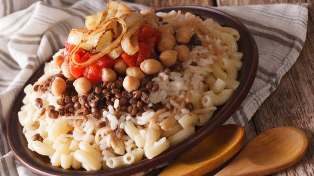 طريقة عمل الكشرى