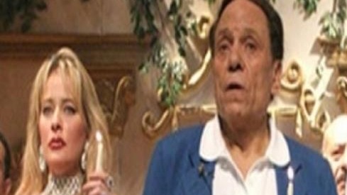 عادل إمام وشيرين سيف النصر فى مسرحية بودى جارد 