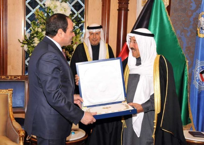 الرئيس عبدالفتاح السيسي وأمير الكويت الرئيس عبدالفتاح السيسي وأمير الكويت