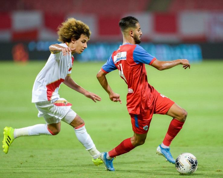 جانب من لقاء الفريقين اليوم