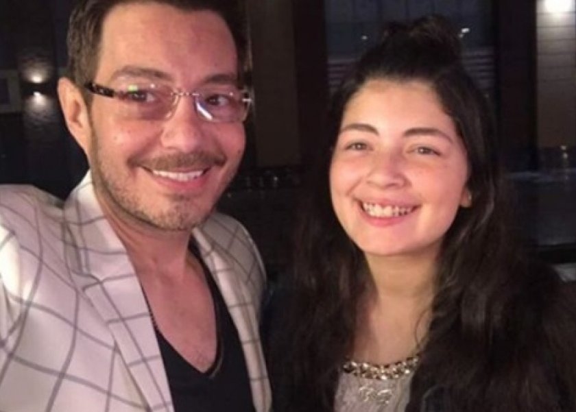 احمد زاهر وابنتة ليلي