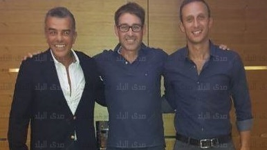 رينيه فايلر مع خالد مرتجى وأمير توفيق