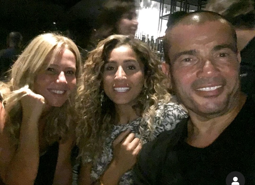 عمرو دياب ودينا ورشا شيحة