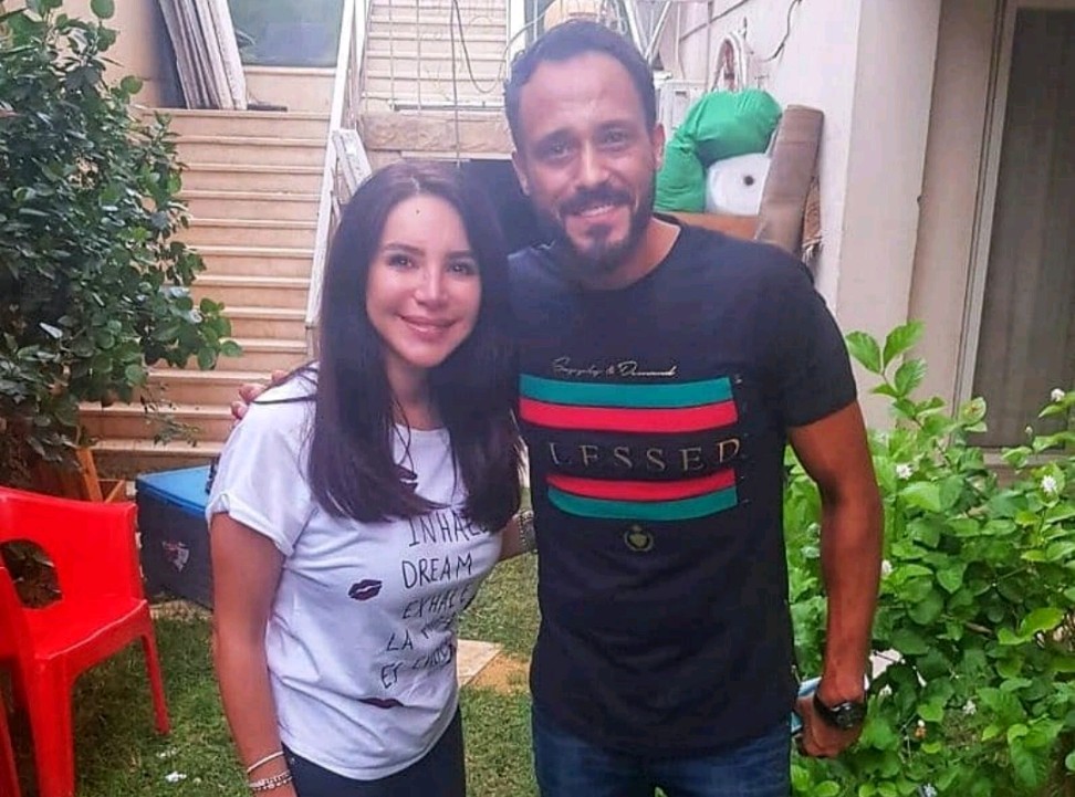 انجي علاء وزوجها يوسف الشريف انجي علاء وزوجها يوسف الشريف