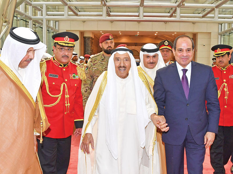الرئيس السيسي وأمير الكويت