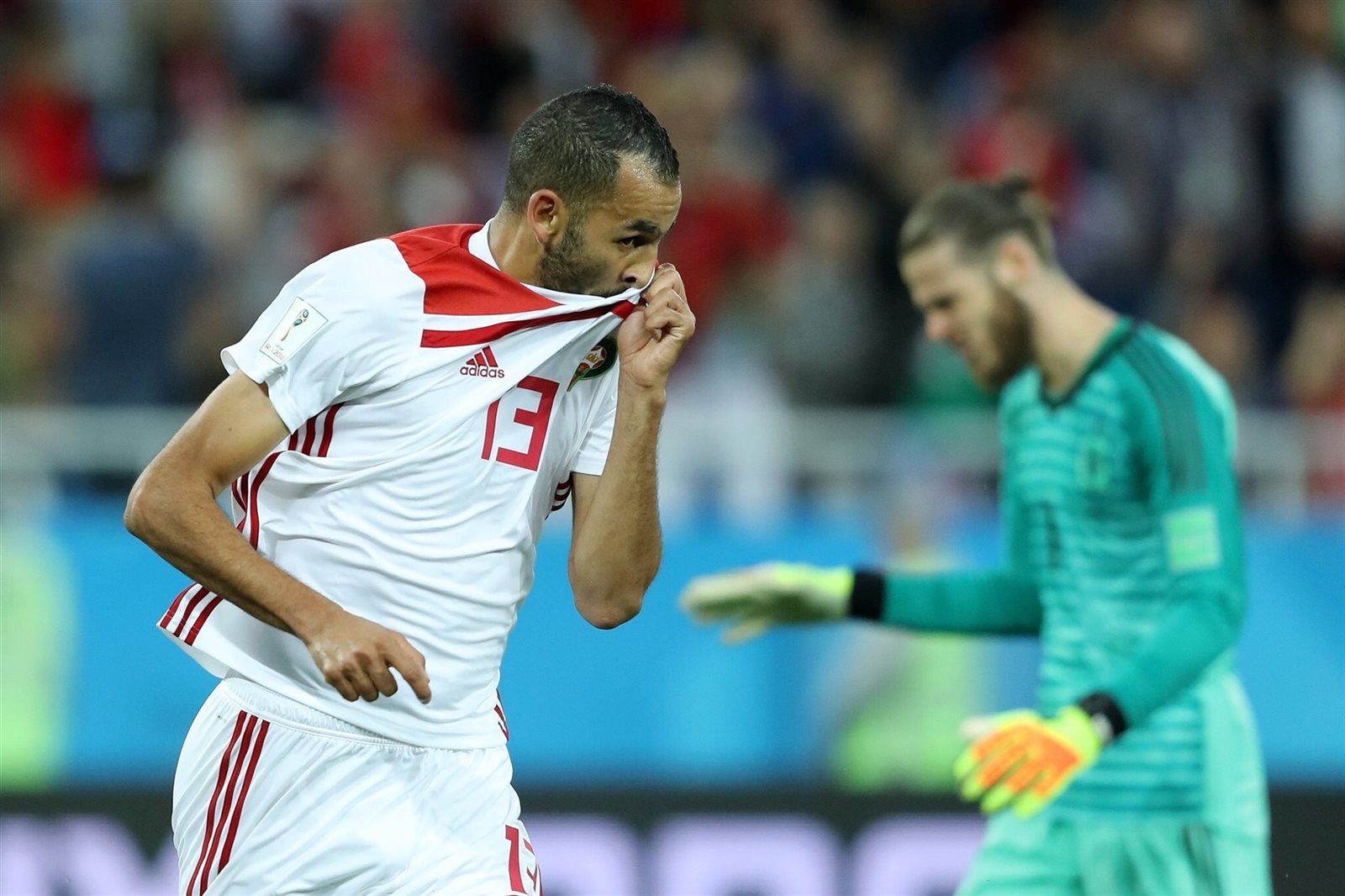 خالد بوطيب من لقاء اسبانيا والمغرب فى كاس العالم خالد بوطيب من لقاء اسبانيا والمغرب فى كاس العالم