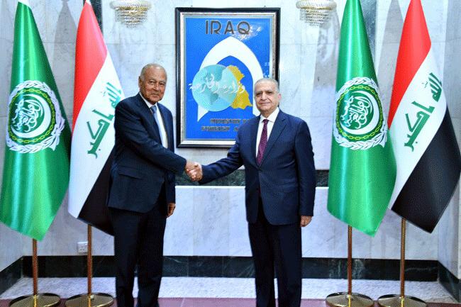 الأمين العام للجامعة العربية ووزير الخارجية العراقى 