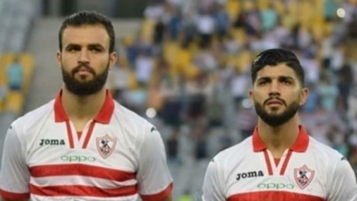 ساسي والنقاز لاعب نادي الزمالك 