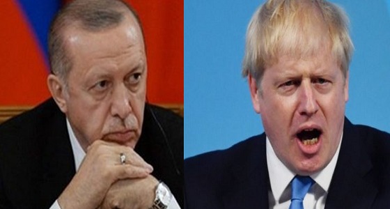 بوريس جونسون ورجب طيب أردوغان بوريس جونسون ورجب طيب أردوغان