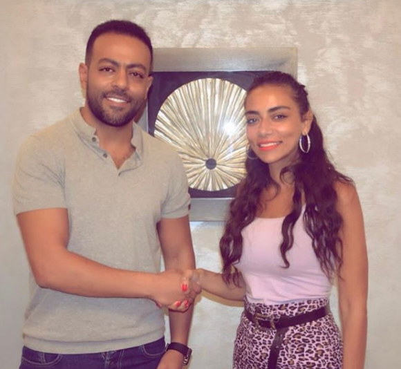 تامر عاشور و سارة الطباخ