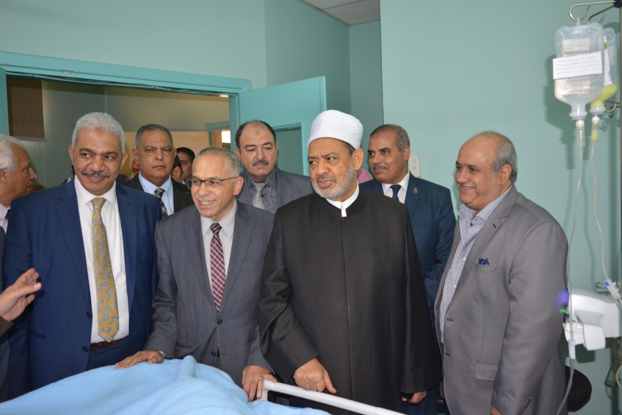 شيخ  الأزهر خلال الجولة التفقدية