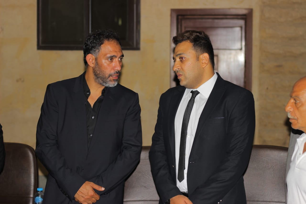 عزاء والد الشاعر تامر حسين 
