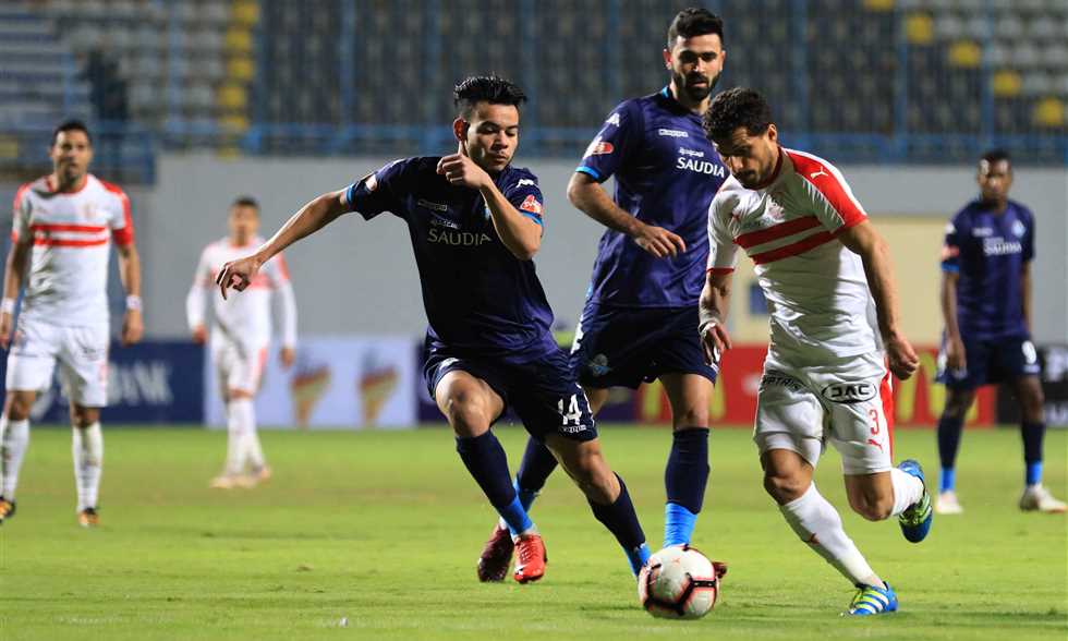 مباراة الزمالك وبيراميدز - لقطة أرشيفية