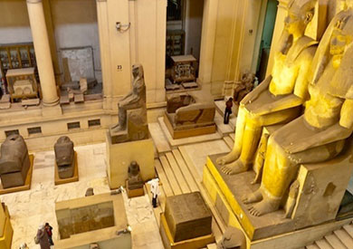 بعض مقنيات المتحف المصري الكبير 